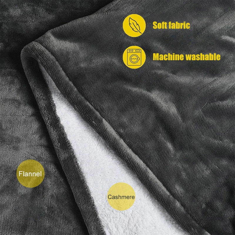 Heated Flannel Blanket/throw